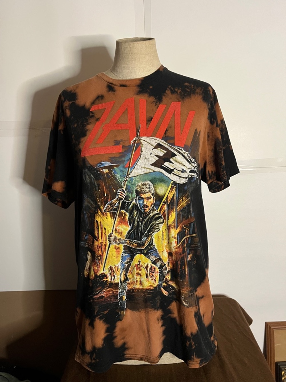 Zayn Band TShirt Bleached